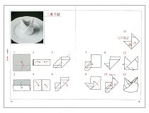 テーブルナプキンの折り方130種（見本）