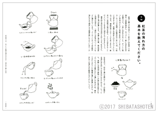 紅茶 味わいの「こつ」（見本）