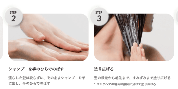 塗り洗いを説明する画像