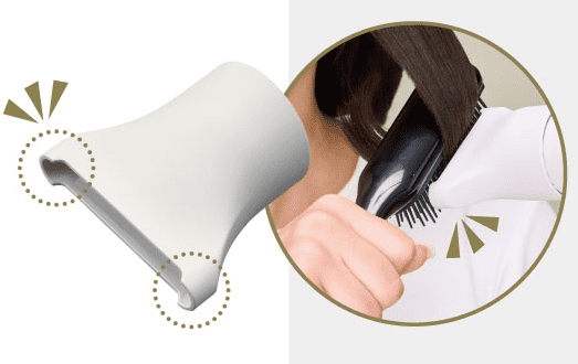 プロフェッショナル プロテクトイオン ヘアードライヤー NIB400A使用図