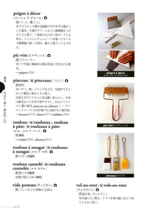 使える製菓のフランス語辞典 使える製菓のフランス語辞典