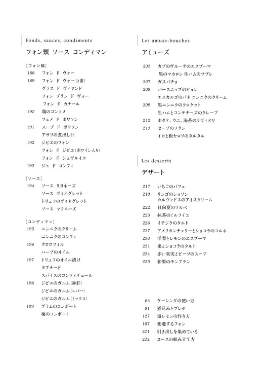 ル マンジュ トゥーの全仕事
